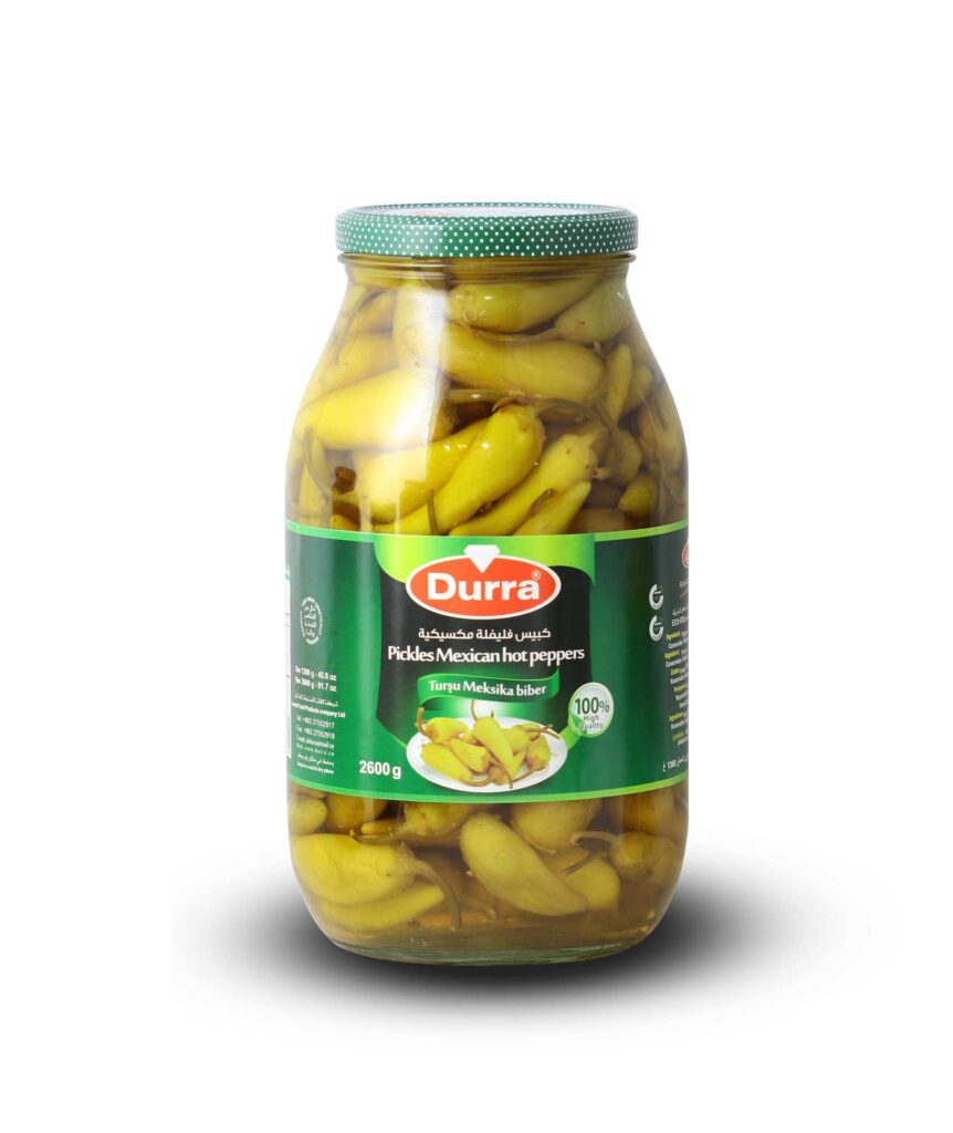 Mexican pepper pickles, glass jar, 2600g