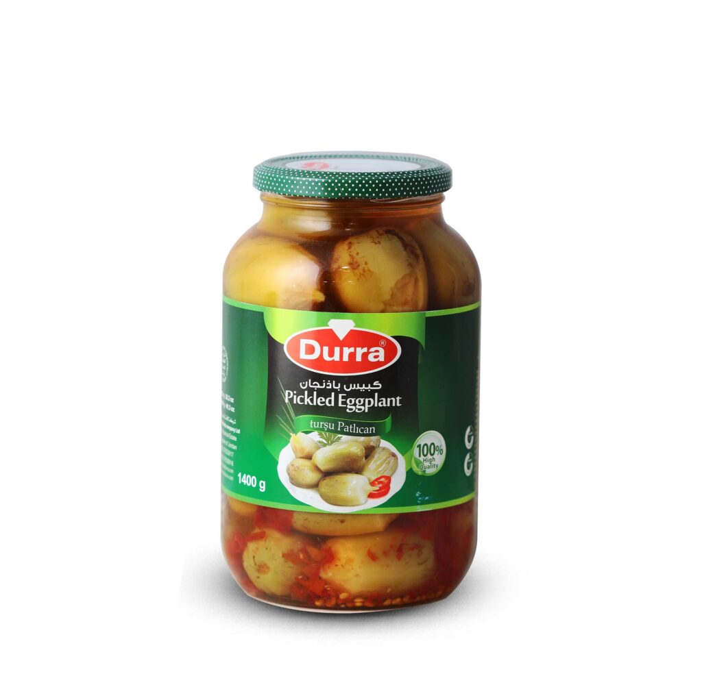 Pickled eggplant, glass jar, 1300g