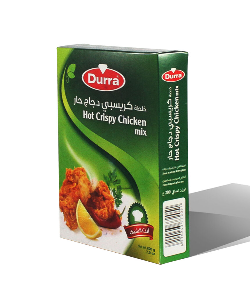 Crispy spicy chicken carton box 200g