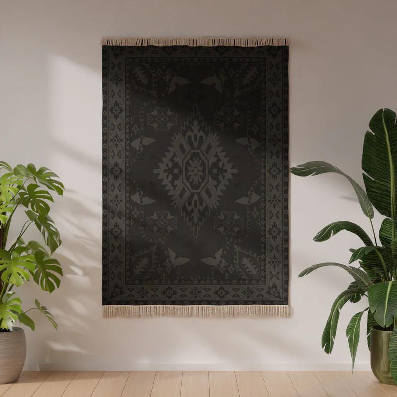 Anpassbarer Wandteppich – 007-Design mit personalisierten Optionen