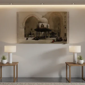 Wall carpet - illustration of Sultan Hassan Mosque