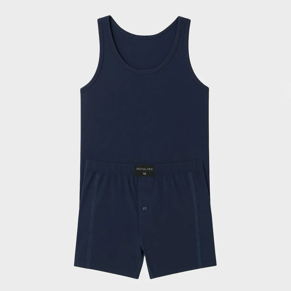 Dark blue cotton set | Navy Blue Cotton Set