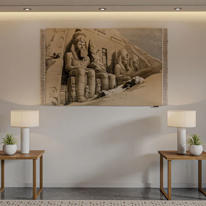 Wall carpet - illustration of the Great Temple of Abu Simbel