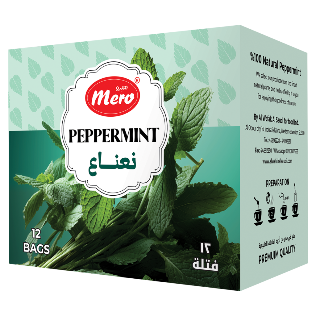 شاي النعناع العشبي ميرو 2 جم × 12 كيس