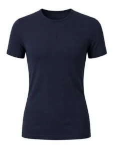 كم قصير من الليكرا باللون الكحلي | Navy Lycra Half Sleeve