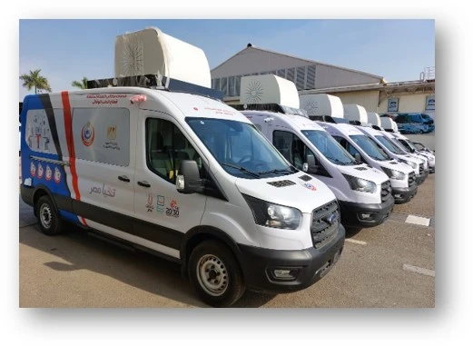 المركز التكنولوجى المتنقل على سيارة هيونداي H350