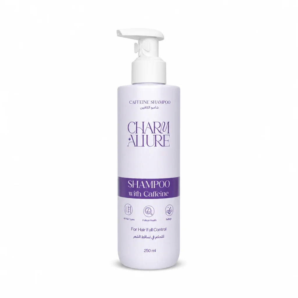 Charm Allure shampoo with caffeine